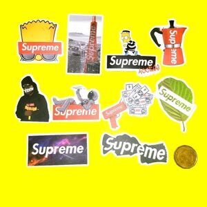 3/$20 brand new 10x Supreme waterproof stickers